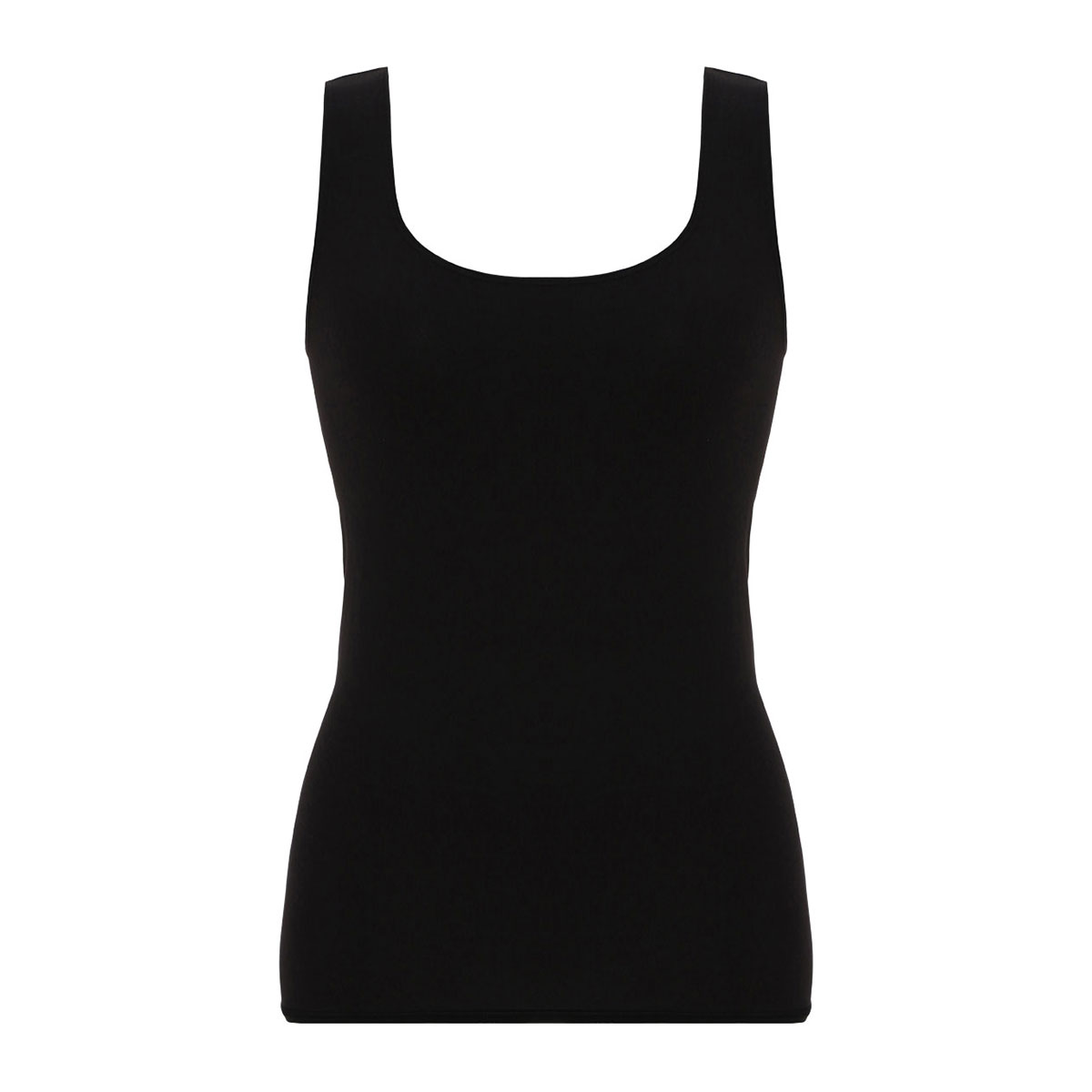 トリンプ Triumph TR5180 発熱綿インナー タンクトップ 吸湿発熱(BK-ブラック-M)