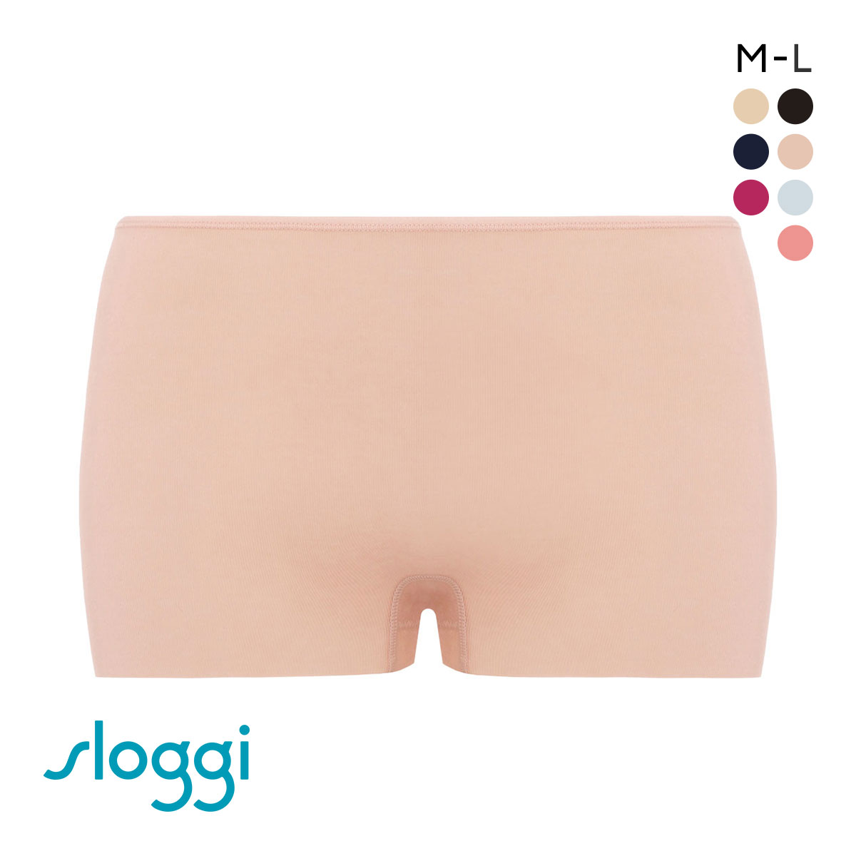 トリンプ Triumph スロギー sloggi ナチュラルヒップ Natural Hip ショーツ 一分丈 単品ML(PB-ピンクベージュ-M)