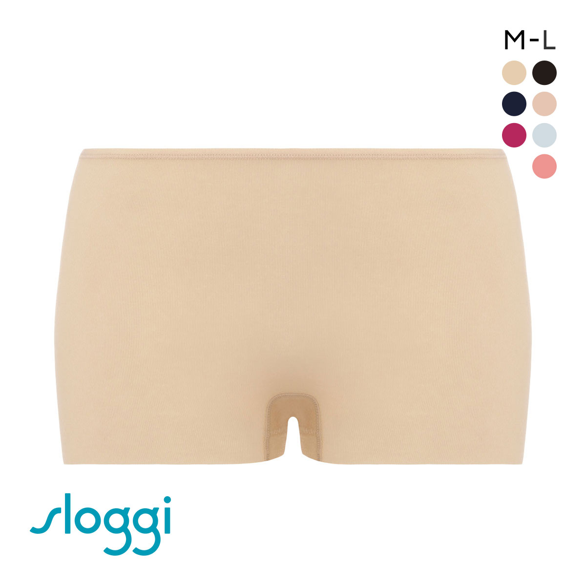 トリンプ Triumph スロギー sloggi ナチュラルヒップ Natural Hip ショーツ 一分丈 単品ML(BE-ベージュ-M)