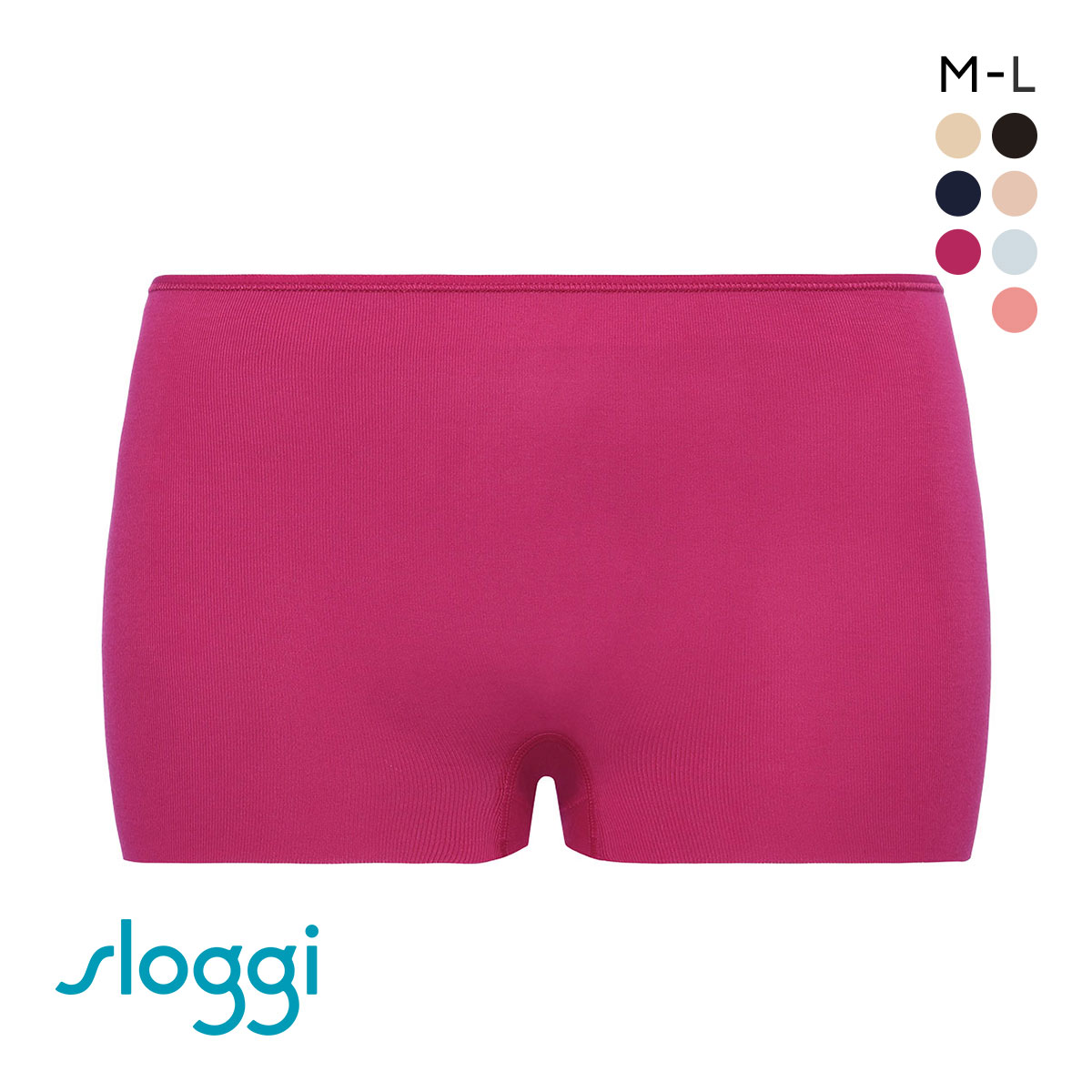 トリンプ Triumph スロギー sloggi ナチュラルヒップ Natural Hip ショーツ 一分丈 単品ML(RO-ローズ-M)