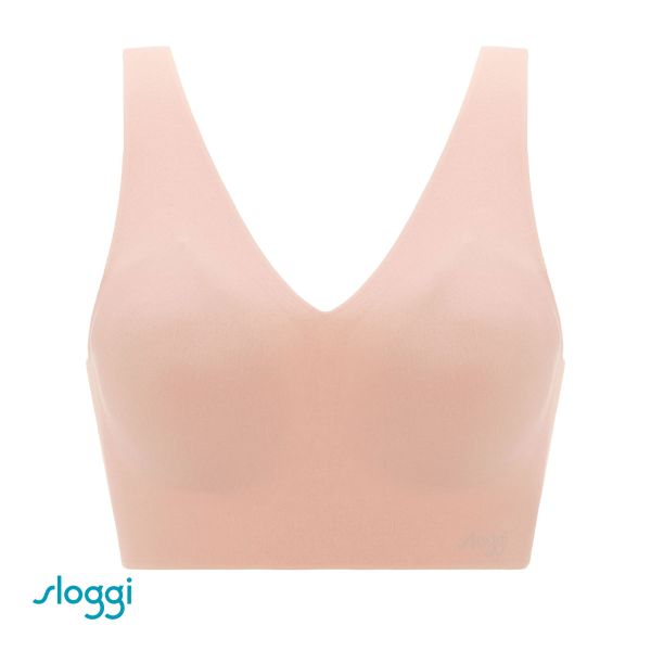 トリンプ Triumph G068 スロギー sloggi ZERO FEEL 綿混 Vネック ハーフトップ ノンワイヤー シームレス ML 単品