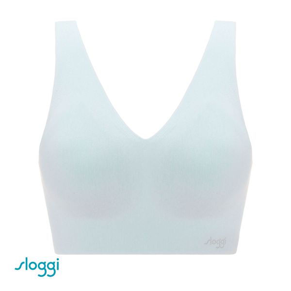 トリンプ Triumph G068 スロギー sloggi ZERO FEEL 綿混 Vネック ハーフトップ ノンワイヤー シームレス ML 単品