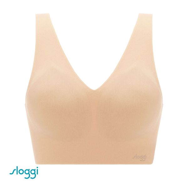 トリンプ Triumph G068 スロギー sloggi ZERO FEEL 綿混 Vネック ハーフトップ ノンワイヤー シームレス ML 単品