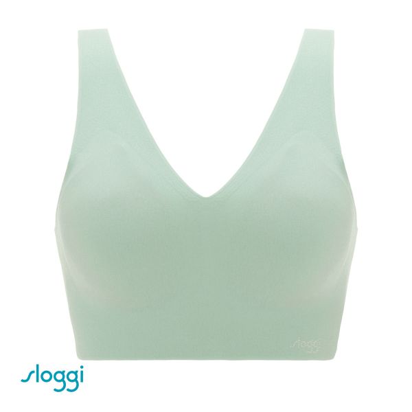 トリンプ Triumph G068 スロギー sloggi ZERO FEEL 綿混 Vネック ハーフトップ ノンワイヤー シームレス ML 単品