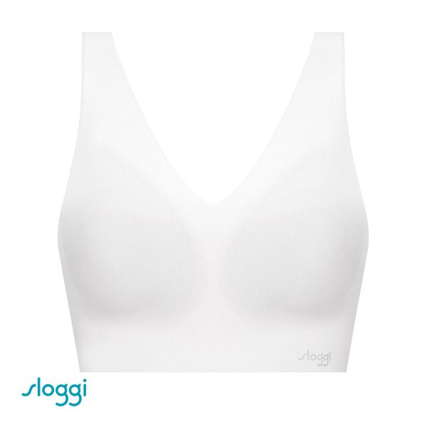 トリンプ Triumph G068 スロギー sloggi ZERO FEEL 綿混 Vネック ハーフトップ ノンワイヤー シームレス ML 単品