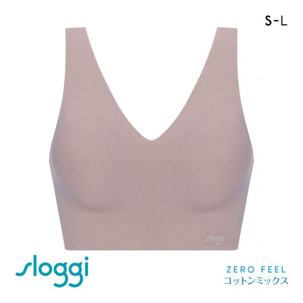 トリンプ スロギー ゼロ フィール G068 sloggi ZERO FEEL 綿混 ハーフトップ Vネック SML Triumph