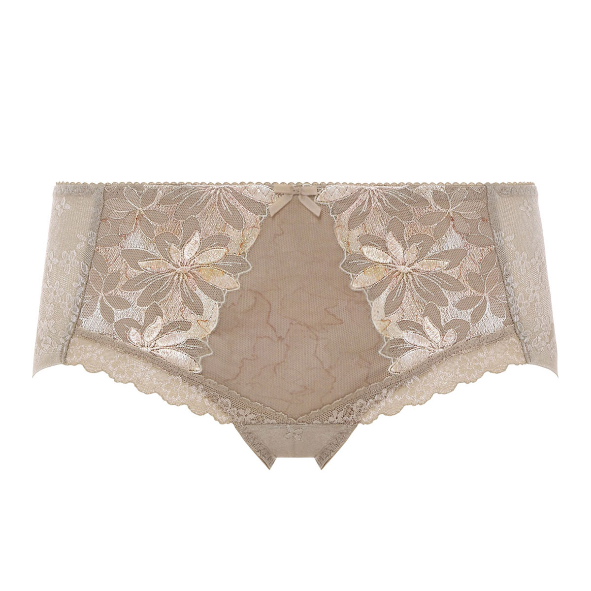 トリンプ Triumph TR544 天使のブラ スリムライン 極上ライト ショーツ ヒップハング ヘム 単品(BR-ブラウン-M)