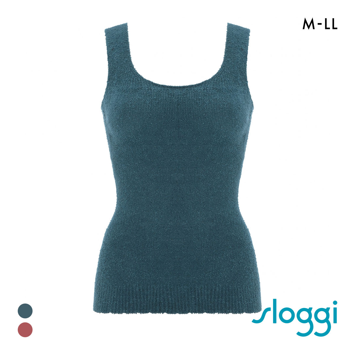 トリンプ スロギー ゼロフィールニット ホイップタッチ カップ付きニットタンクトップ sloggi G067 M-LL Triumph(BG-ブルーグリーン-M-LL)