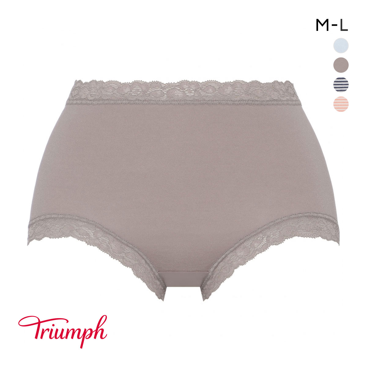 トリンプ TR7120 SO NATURAL ショーツ はきこみ深め 綿混 ML