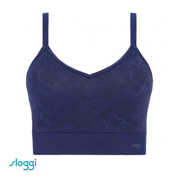 トリンプ Triumph スロギー sloggi GO Allround lace ブラジャー ノンワイヤー カップ付き ハーフトップ ラージサイズ LL-3L 単品