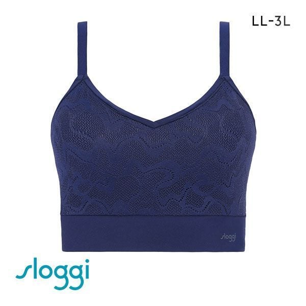 トリンプ Triumph スロギー sloggi GO Allround lace ブラジャー ノンワイヤー カップ付き ハーフトップ ラージサイズ LL-3L 単品