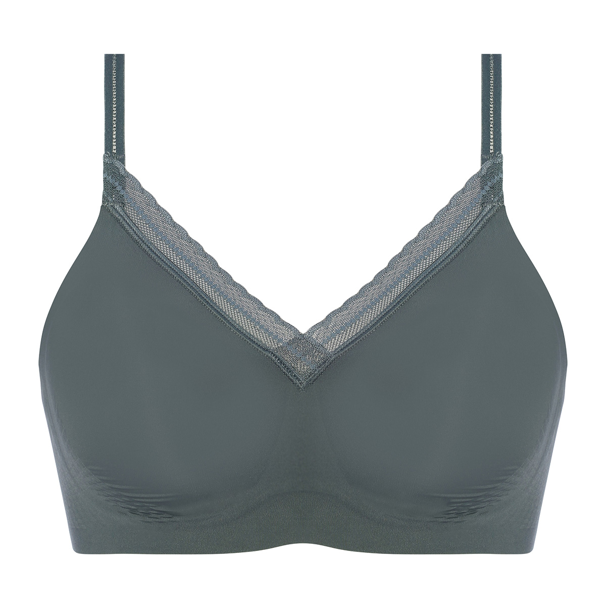 トリンプ Triumph スロギー sloggi BODY Adapt Twist プッシュアップ ノンワイヤー ブラジャー ML 単品(GR-グリーン-M)
