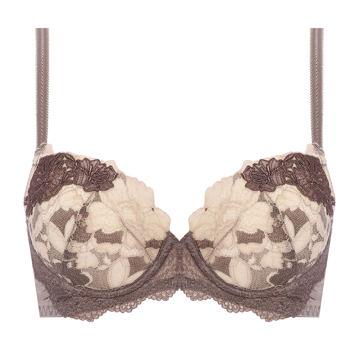 トリンプ Triumph TR0095 プレミアム レッドレーベル ブラジャー DEF 単品(CGY-チャコールグレー-D65)