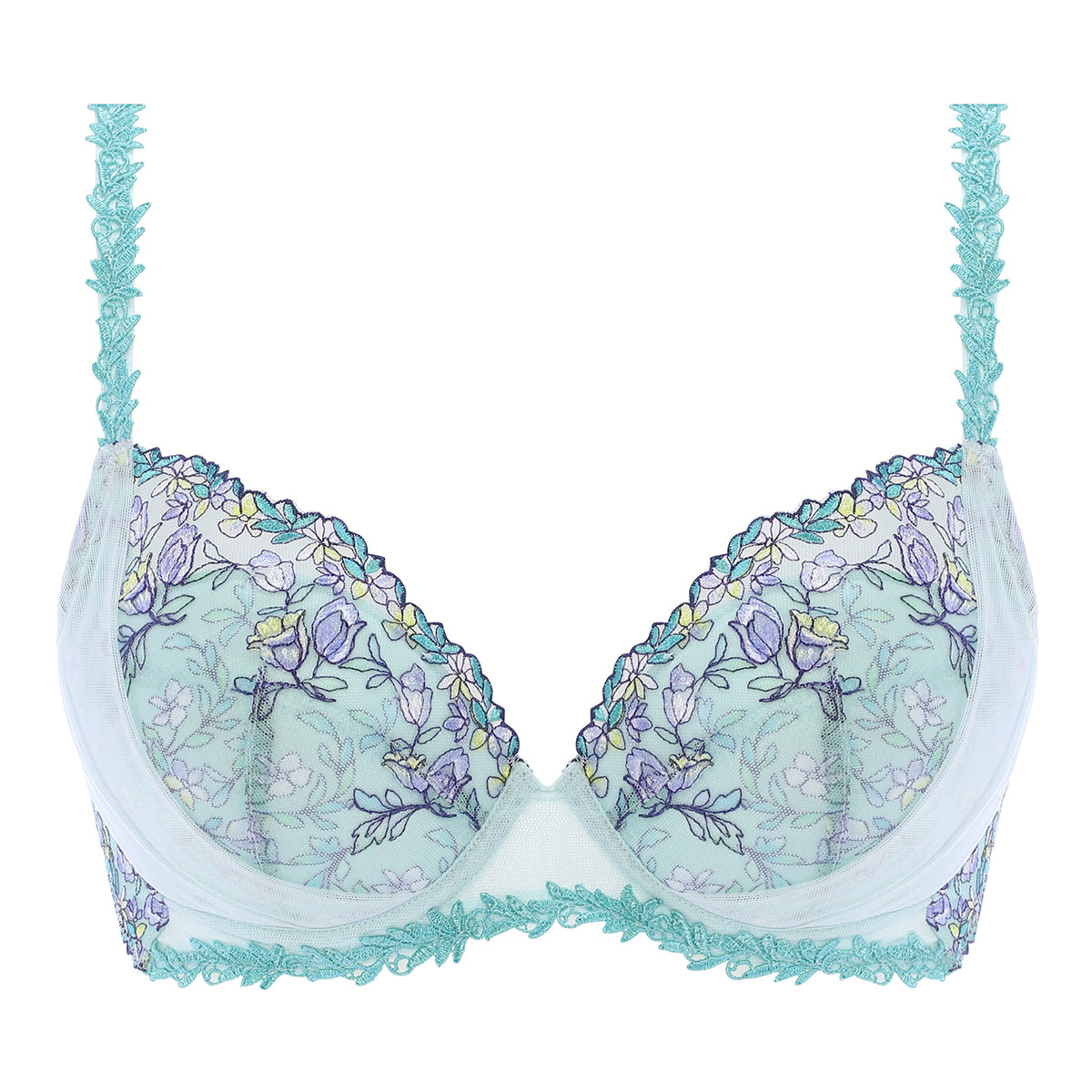 トリンプ Triumph TR0098 レッドレーベル バイ トリンプ 天使のブラ 魔法のハリ感 ブラジャー BC 単品(LBU-薄ブルー-B65)