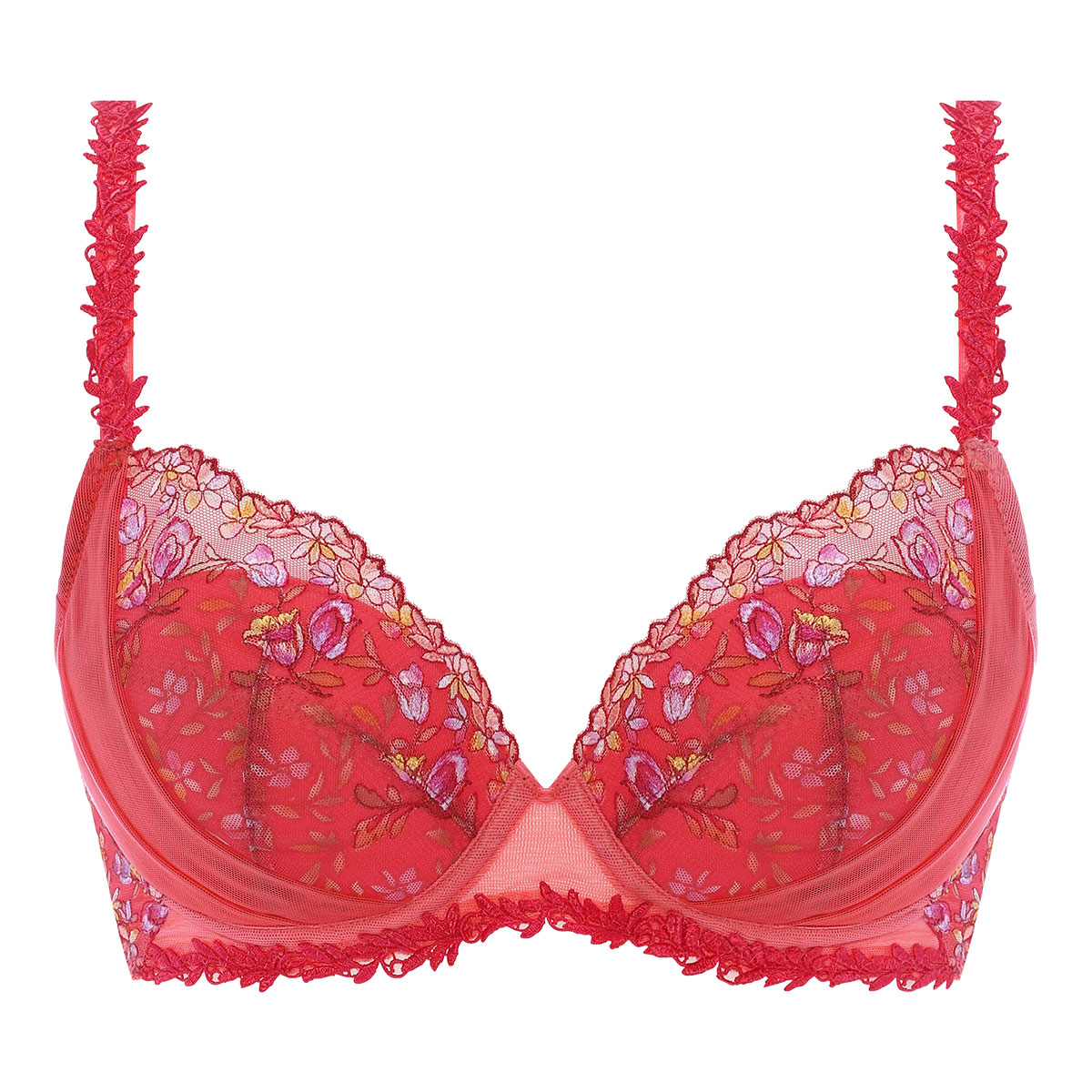 トリンプ Triumph TR0098 レッドレーベル バイ トリンプ 天使のブラ 魔法のハリ感 ブラジャー BC 単品(RU-ルビー-B65)