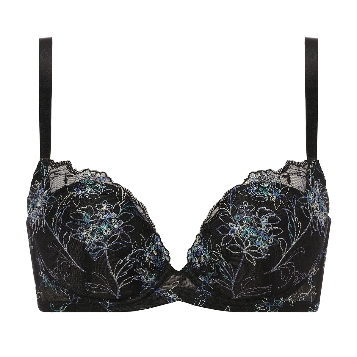 d.i.a.黒と金のストライプ 見せブラ ルースイソンブラ/LUZ e SOMBRA 七分袖ピステトップス/FD ONE