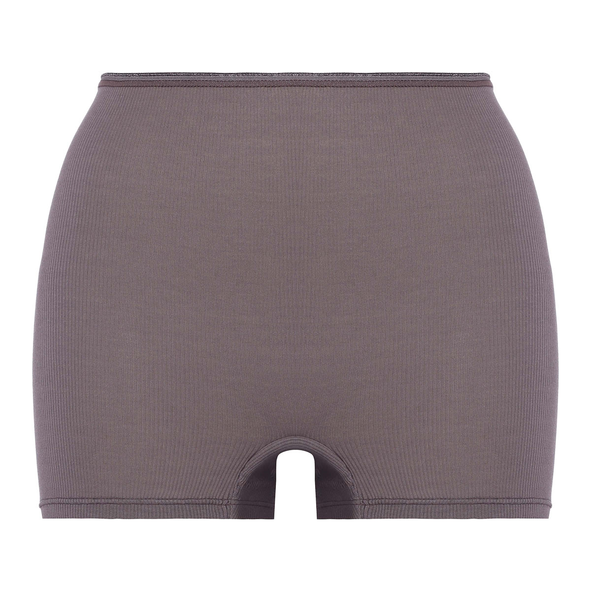 トリンプ Triumph TR7910 SO FREE リブ ショーツ ボーイレングス 1分丈 深め ML 単品　コットン 綿100％(CGY-チャコールグレー-M)