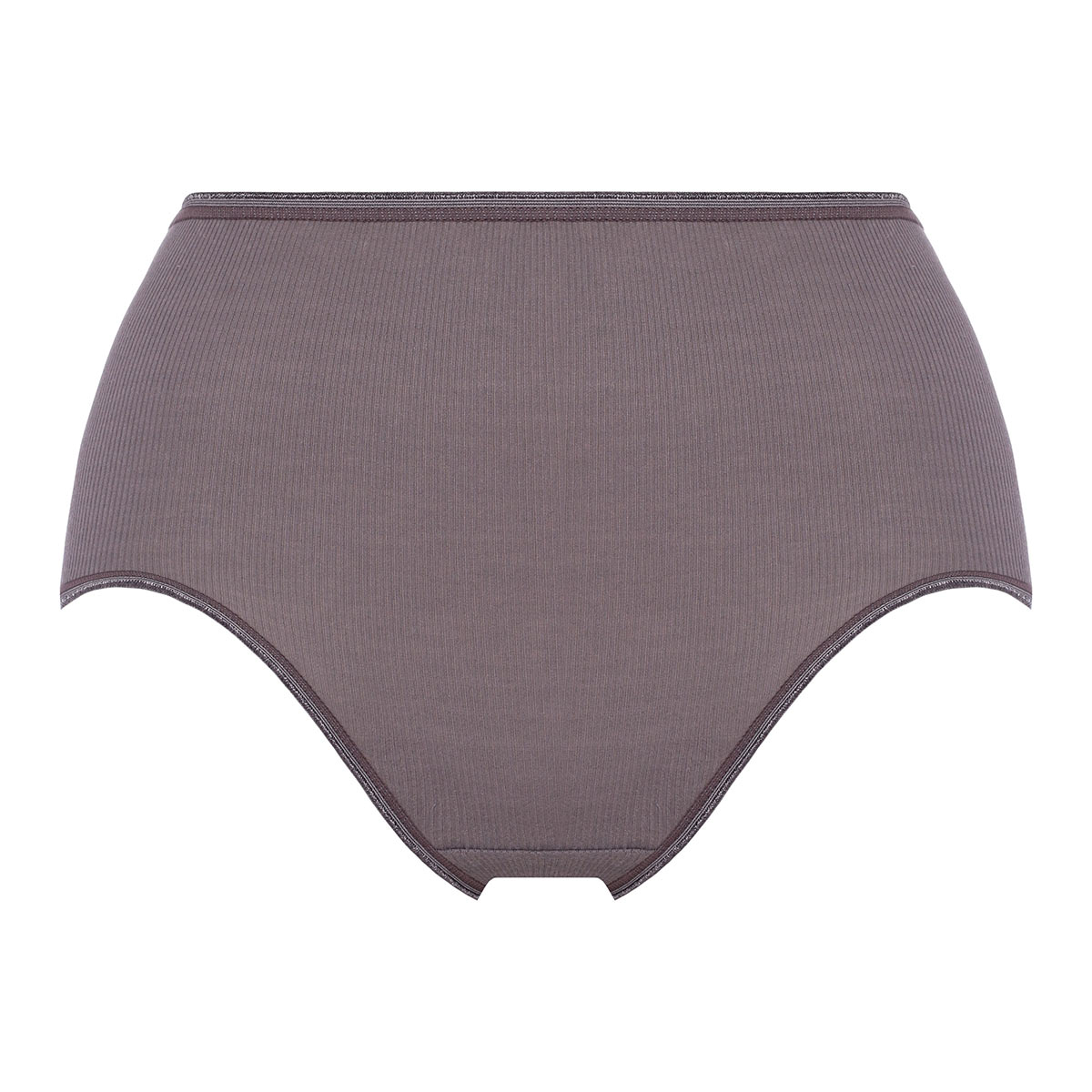 トリンプ Triumph TR7910 SO FREE ジャストウエスト リブ ショーツ はきこみ深め ML 単品 コットン(CGY-チャコールグレー-M)