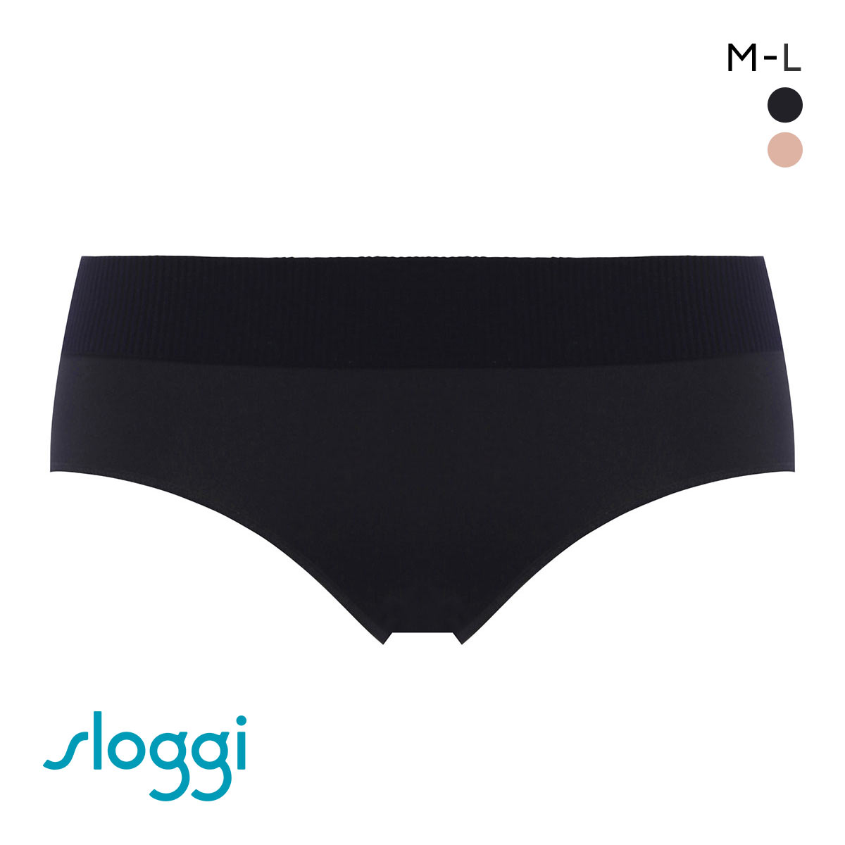 トリンプ Triumph スロギー sloggi EVER Infused ヒップスター ショーツ スタンダード ML 単品(BK-ブラック-M)
