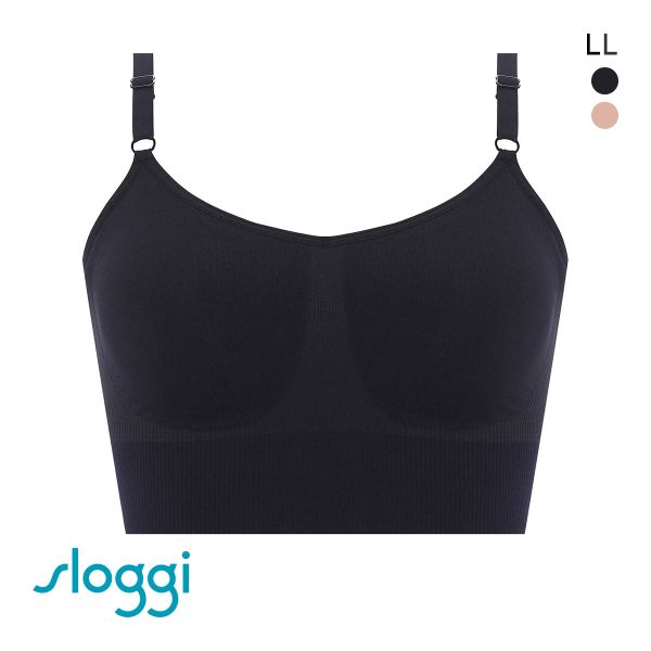 トリンプ Triumph スロギー sloggi EVER Infused ブラジャー ノンワイヤー ブラレット ナイトブラ LL 単品