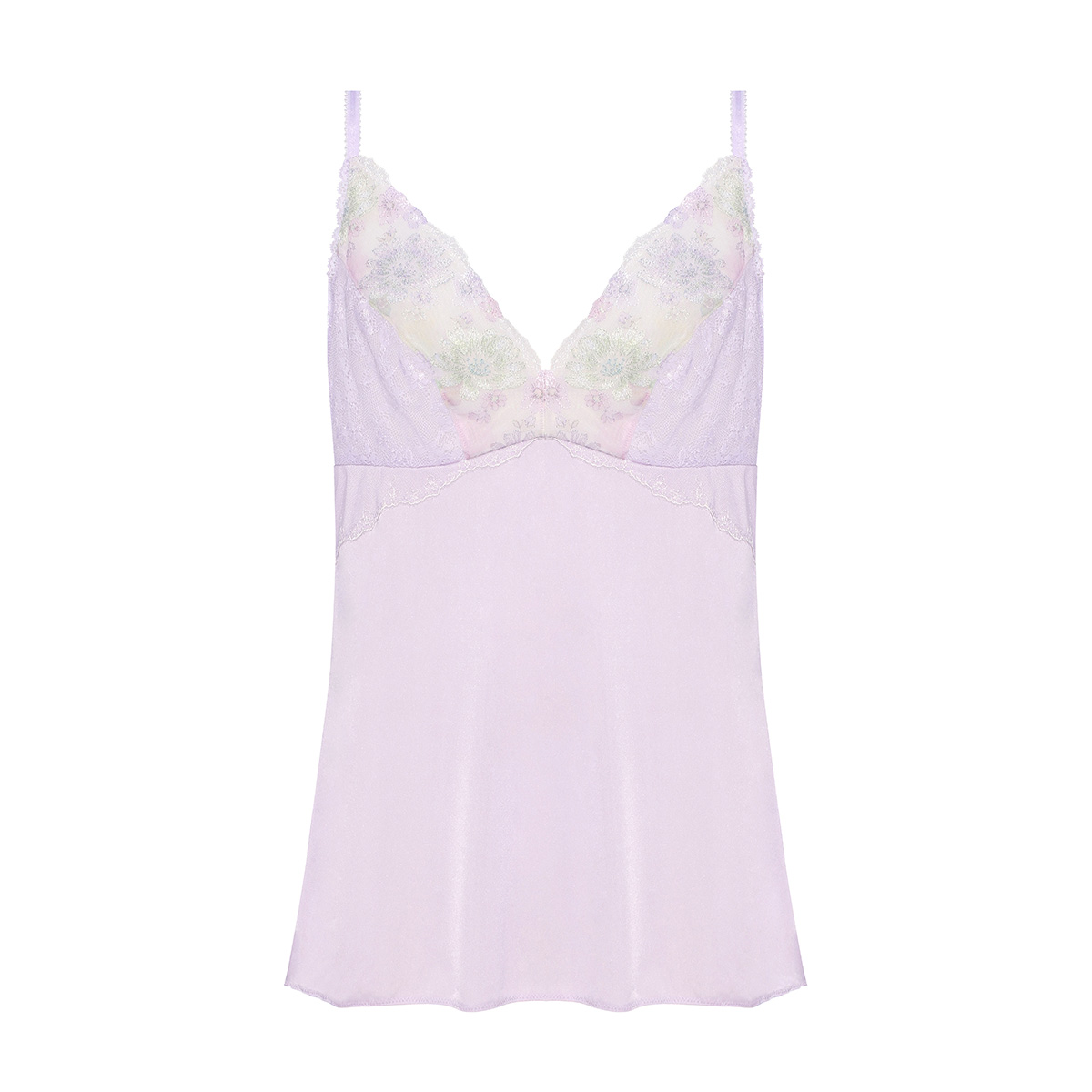 トリンプ Triumph TR0102 レッドレーベル バイ トリンプ 天使のブラ スリムライン スリップ キャミソール インナー ランジェリー(LV-ラベンダー-80)