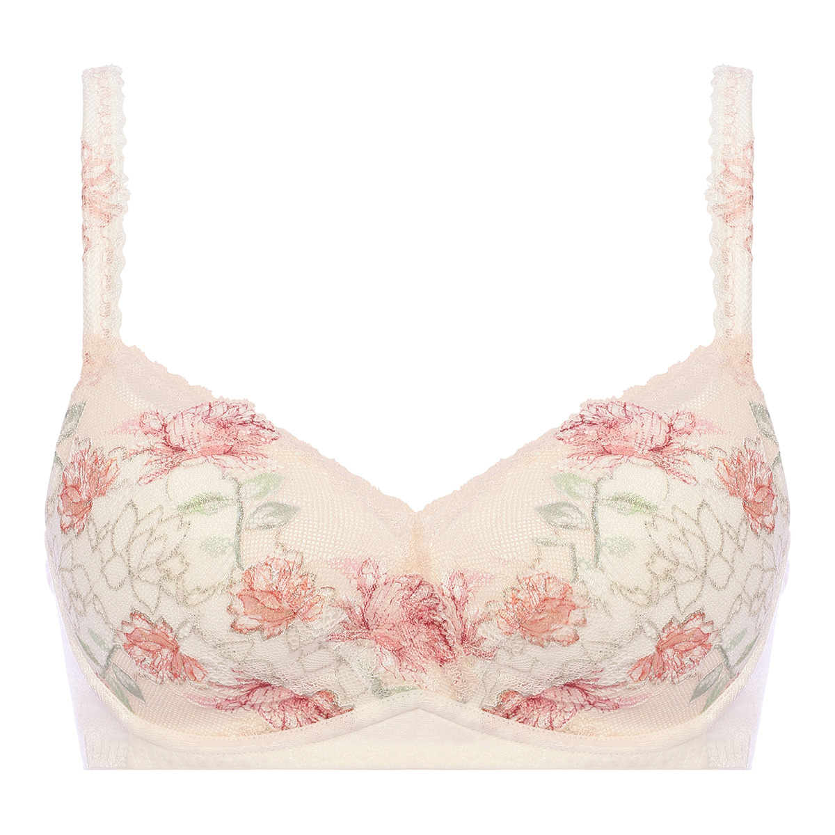 トリンプ Triumph TR583 恋するブラ ノンワイヤー ブラジャー BC 単品(WH-ホワイト-B65)