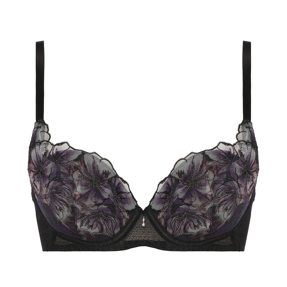 トリンプ Triumph TR586 天使のブラ 魔法のハリ感 ブラジャー DEF 単品(BK-ブラック-D65)