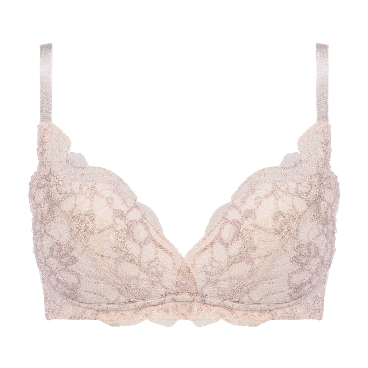 トリンプ Triumph TR581 天使のブラ スリムライン ノンワイヤー ブラジャー B 単品(LPI-薄ピンク-B70)