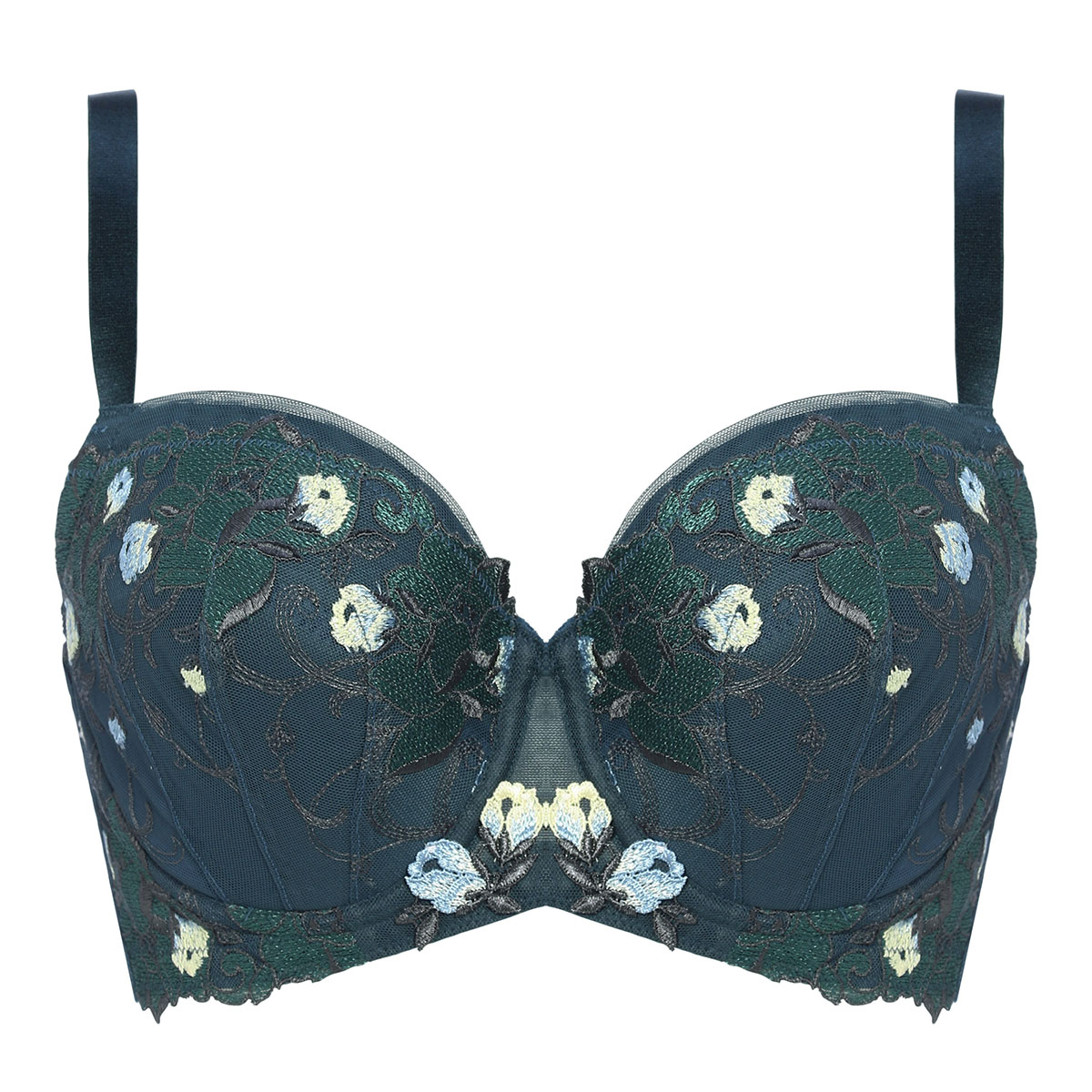 トリンプ Triumph TR0104 レッドレーベル バイ トリンプ ブラジャー GH グラマー 単品(DGR-濃グリーン-G65)