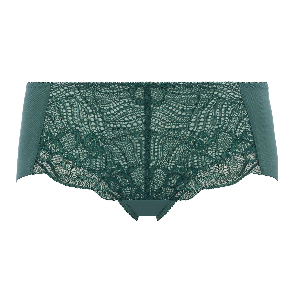 トリンプ Triumph TR581 天使のブラ スリムライン ショーツ ボーイズレングス ヒップハング ヘム 単品(GR-グリーン-M)