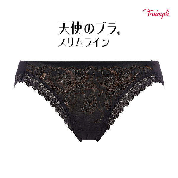 トリンプ Triumph TR584 天使のブラ スリムライン ショーツ スタンダード ML 単品(BK-ブラック-M)