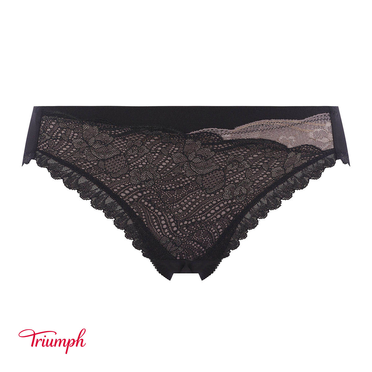 トリンプ Triumph すっきり包み込むブラ TR585 Hikini レギュラー ショーツ スタンダード LL 単品 ノーマル ひびきにくい(BK-ブラック-LL)