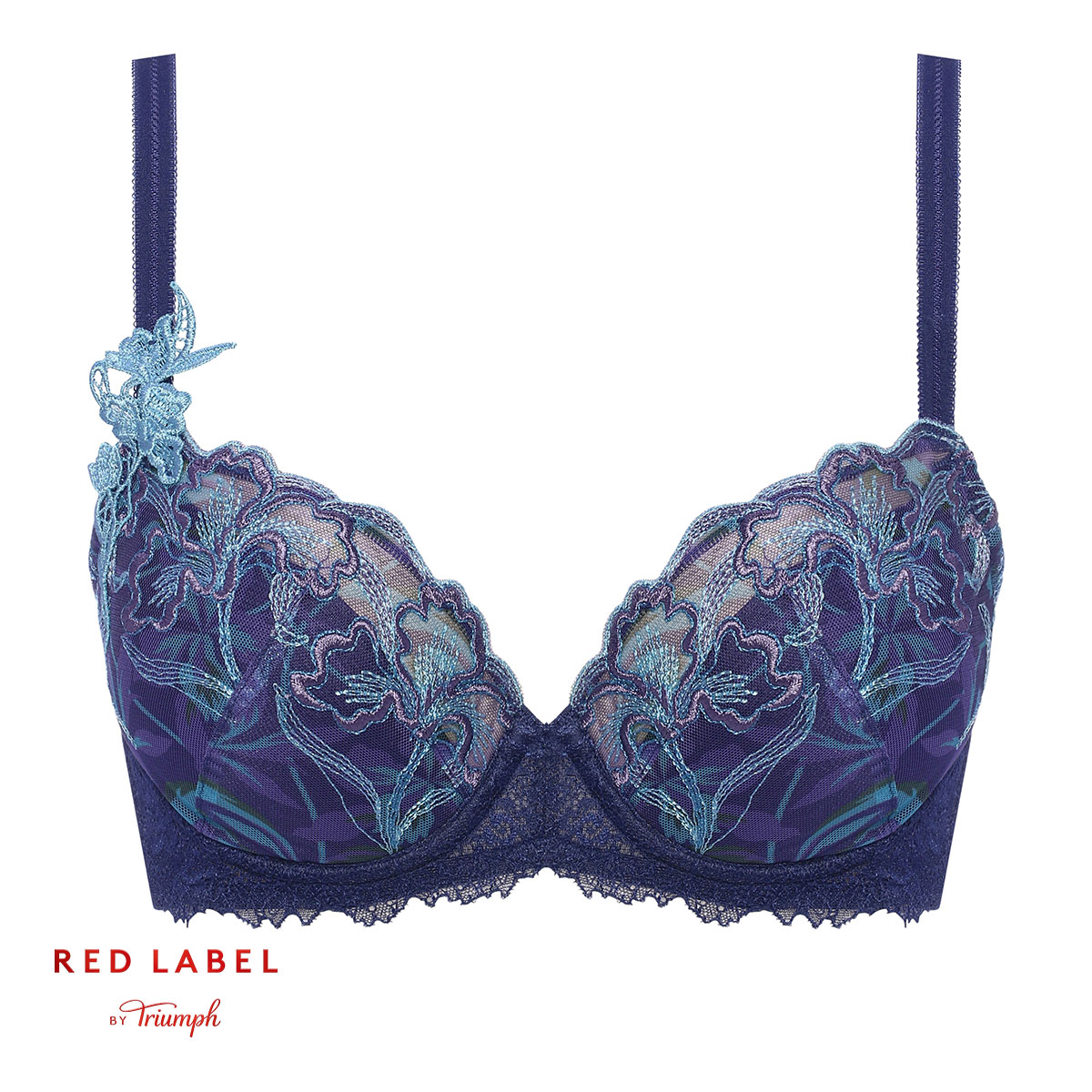 トリンプ Triumph TR0105 レッドレーベル バイ トリンプ ブラジャー DEF 単品(BU-ブルー-D65)