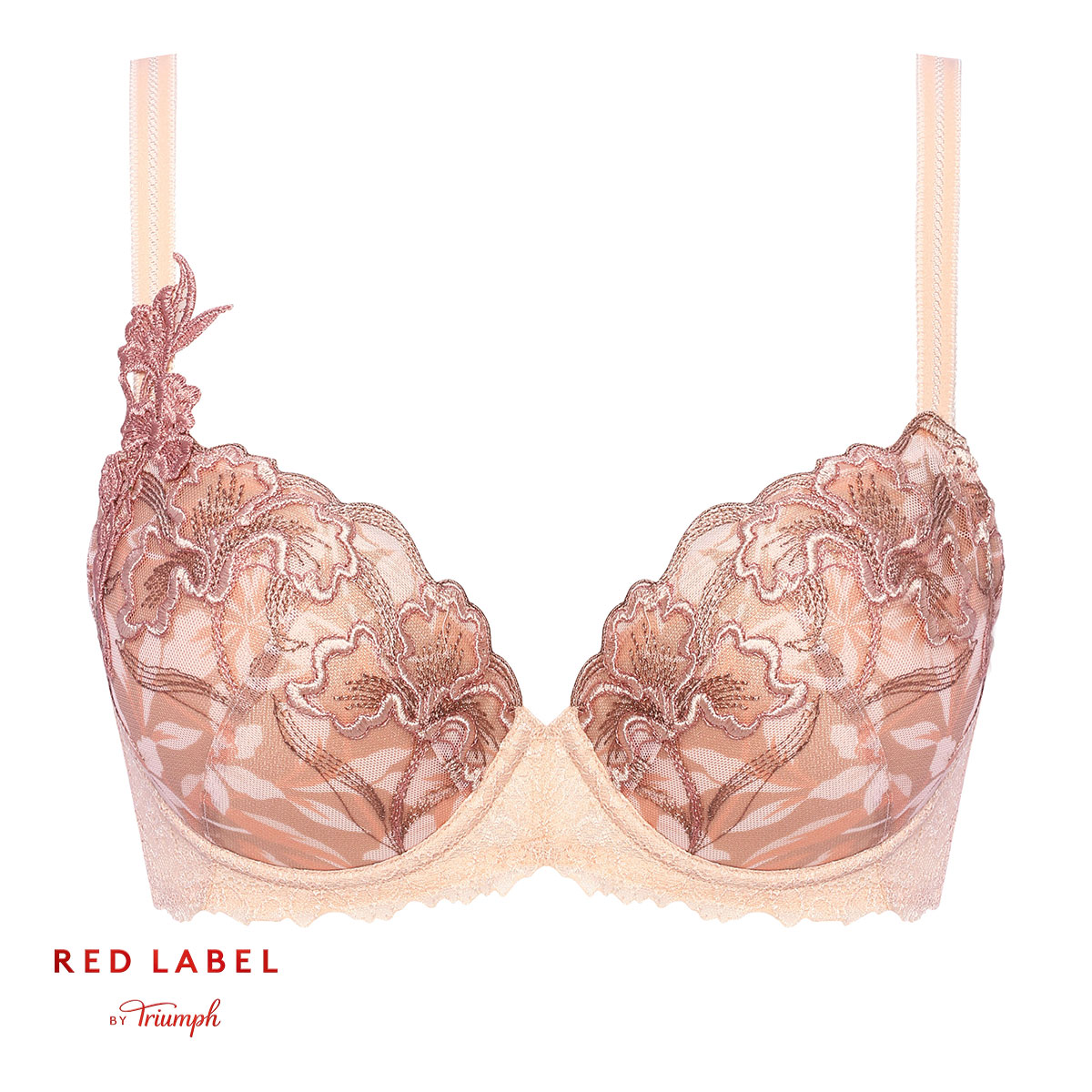 トリンプ Triumph TR0105 レッドレーベル バイ トリンプ ブラジャー DEF 単品(BE-ベージュ-D65)