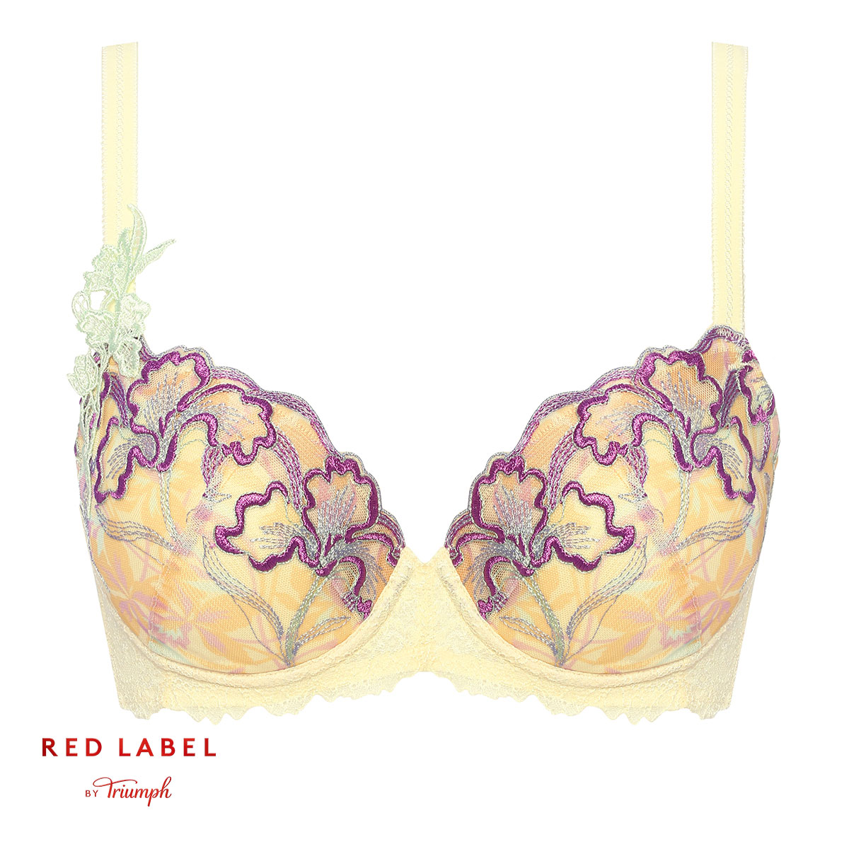 トリンプ Triumph TR0105 レッドレーベル バイ トリンプ ブラジャー DEF 単品(YE-イエロー-D65)