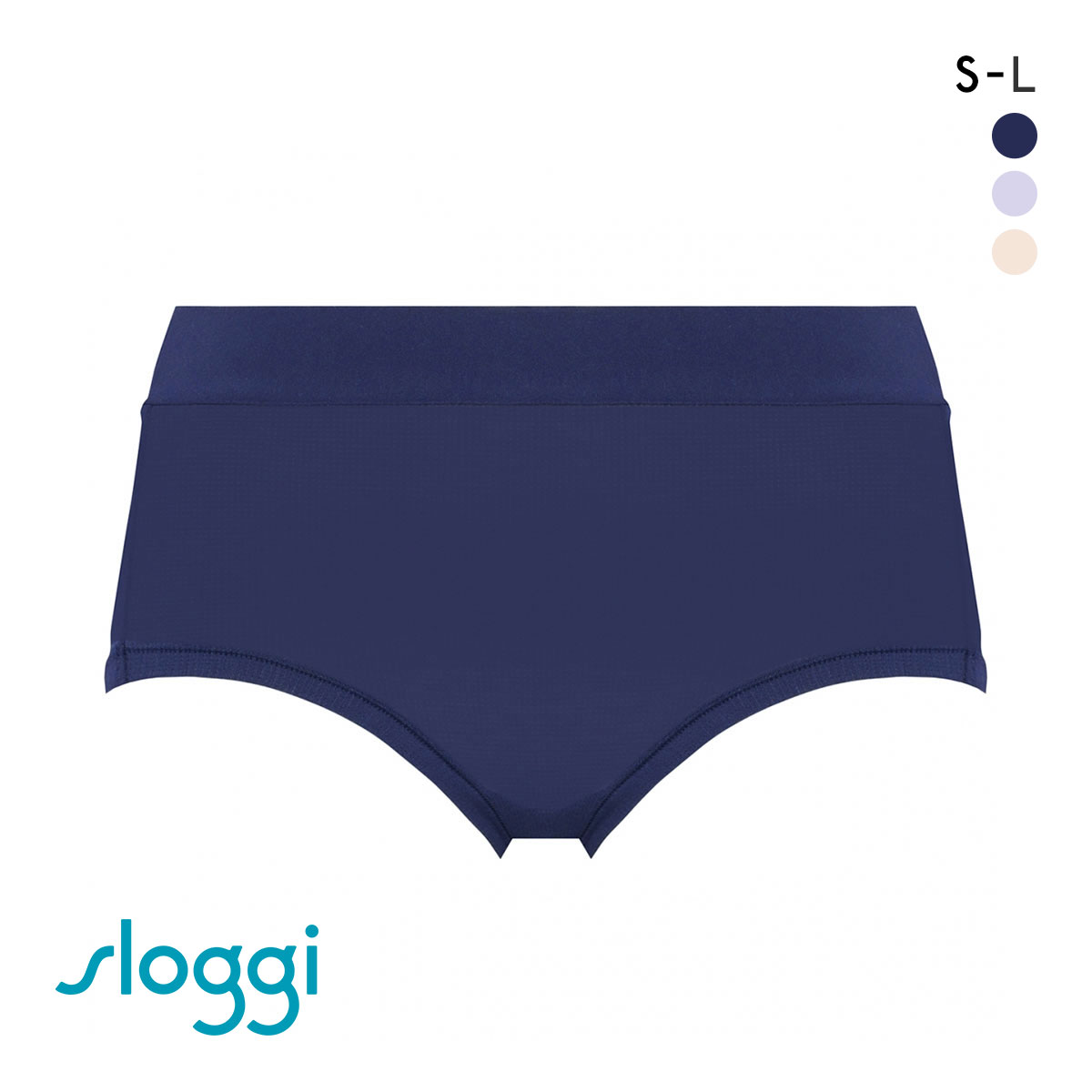 トリンプ Triumph スロギー sloggi GO Allround Maxi2 JX はきこみ深め マキシ ショーツ スタンダード S-L 単品(NV-ネイビー-S-L)