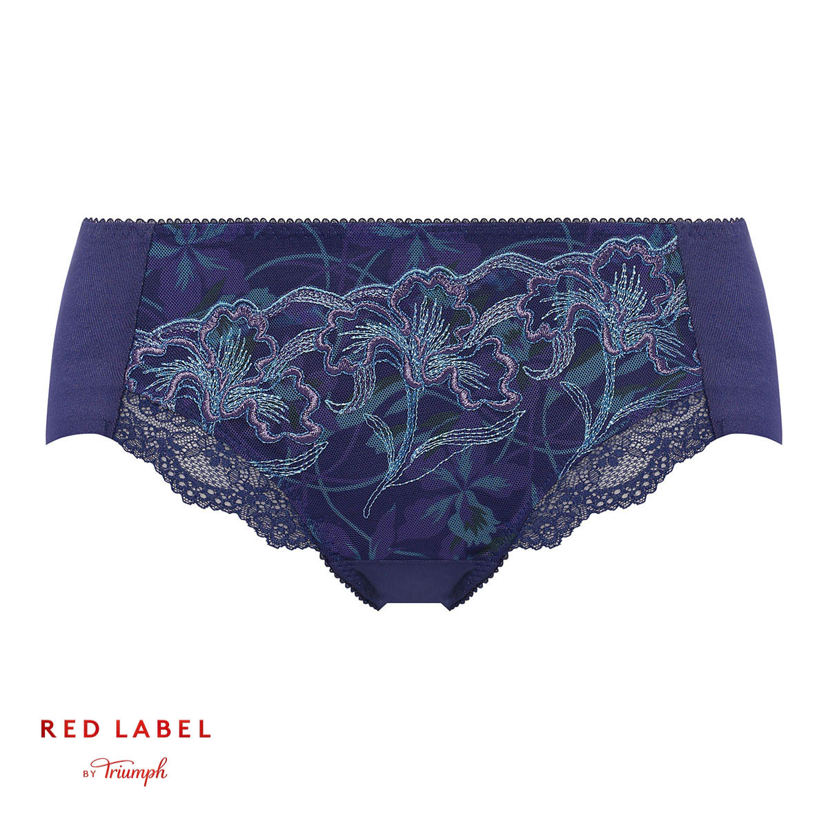 トリンプ Triumph TR0105 レッドレーベル バイ トリンプ ショーツ ボーイズレングス ヒップハング ヘム ML 単品(BU-ブルー-M)