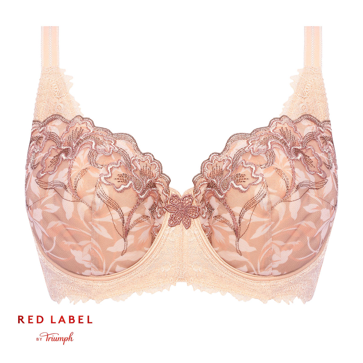 トリンプ Triumph TR0105 レッドレーベル バイ トリンプ ブラジャー G フルカップ グラマー 単品(BE-ベージュ-G75)