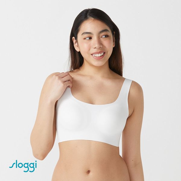 トリンプ Triumph スロギー sloggi ZERO FEEL TOP ブラジャー ノンワイヤー ハーフトップ LL ゼロフィール シームレス ベーシック 単品