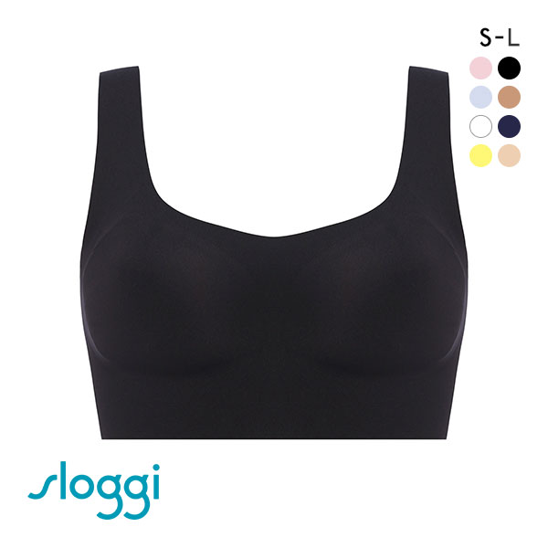 トリンプ Triumph スロギー sloggi ZERO FEEL TOP ブラジャー ノンワイヤー ハーフトップ SML ゼロフィール シームレス 吸水速乾 単品