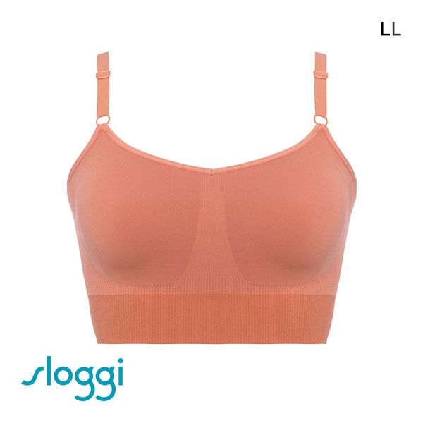 トリンプ Triumph スロギー sloggi EVER Infused Vit ブラジャー ノンワイヤー ハーフトップ ブラレット ナイトブラ LL 単品