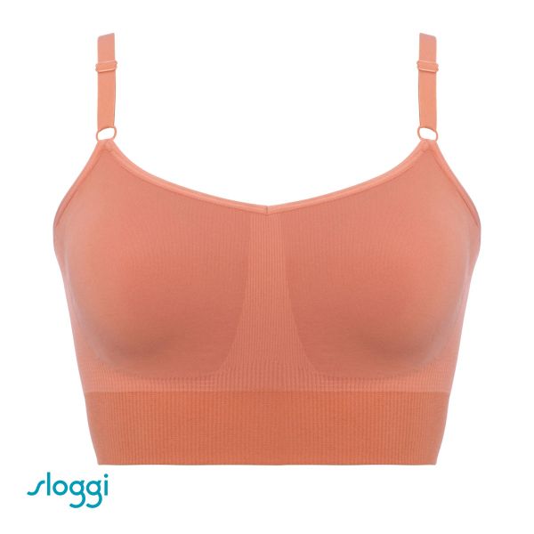 トリンプ Triumph スロギー sloggi EVER Infused Vit ナイトブラ ノンワイヤー ブラジャー ハーフトップ ブラレット M L 単品