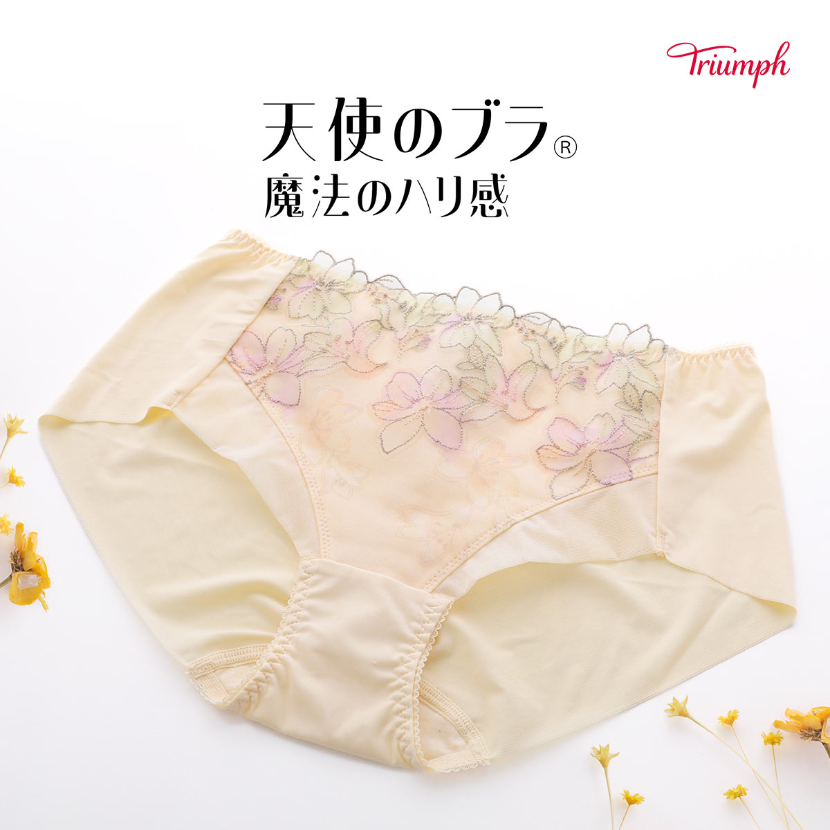 トリンプ Triumph TR596 天使のブラ 魔法のハリ感 ショーツ ボーイレングス ML 単品(BE-ベージュ-M)