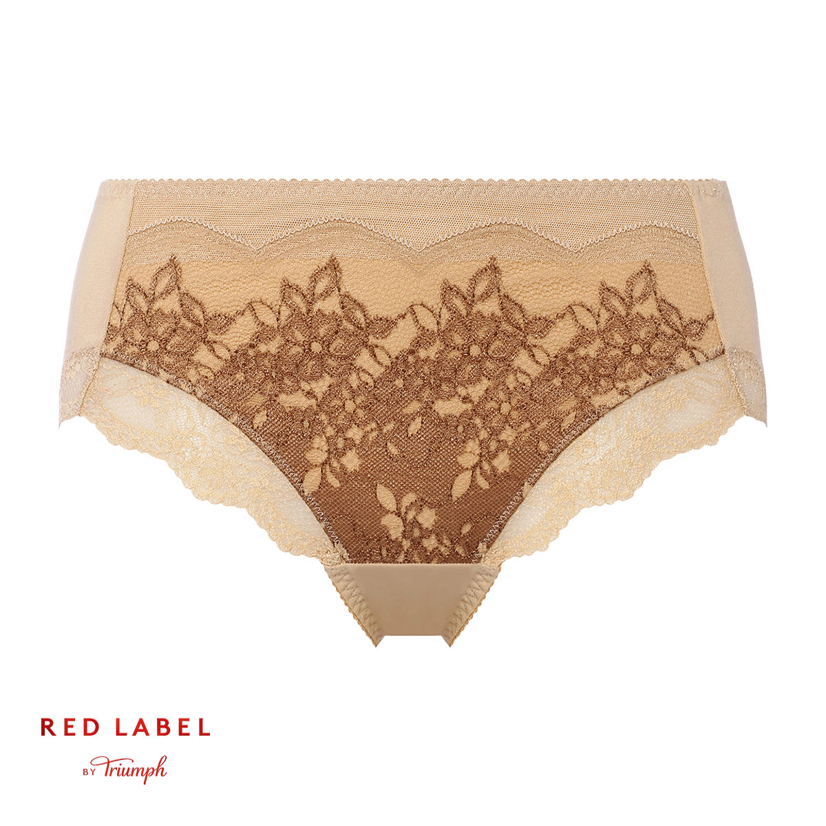 トリンプ Triumph TR0110 レッドレーベル バイ トリンプ はきこみ深め ショーツ スタンダード ミディ ML 単品(BE-ベージュ-M)
