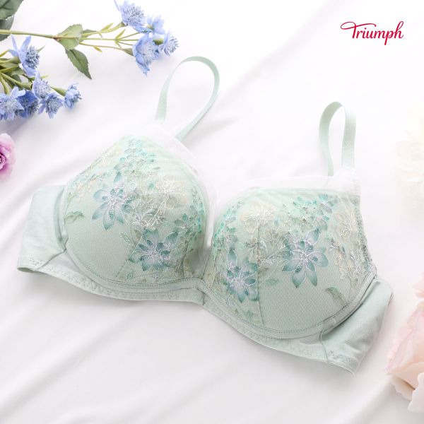 トリンプ Triumph TR597 天使のブラ 魔法のハリ感 ノンワイヤー ブラジャー DE 単品