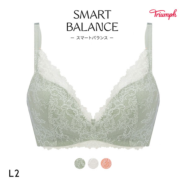 トリンプ Triumph TR602 スマートバランス ノンワイヤー 3/4カップ ブラジャー L2 単品