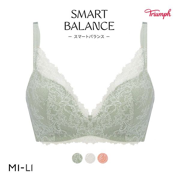 トリンプ Triumph TR602 スマートバランス ノンワイヤー 3/4カップ ブラジャー ML 単品