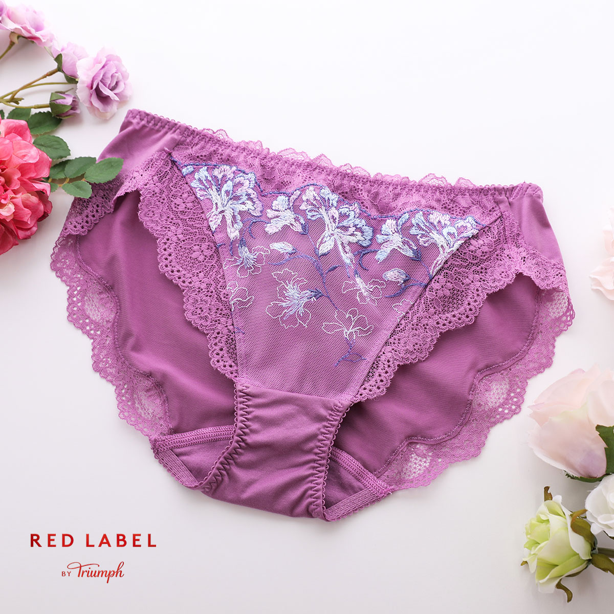 トリンプ Triumph TR0109 レッドレーベル バイ トリンプ ショーツ スタンダード レギュラー ML 単品(LV-ラベンダー-M)