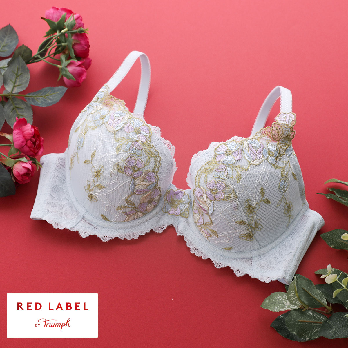 トリンプ Triumph TR0111 レッドレーベル バイ トリンプ ブラジャー C 単品(BU-ブルー-C65)