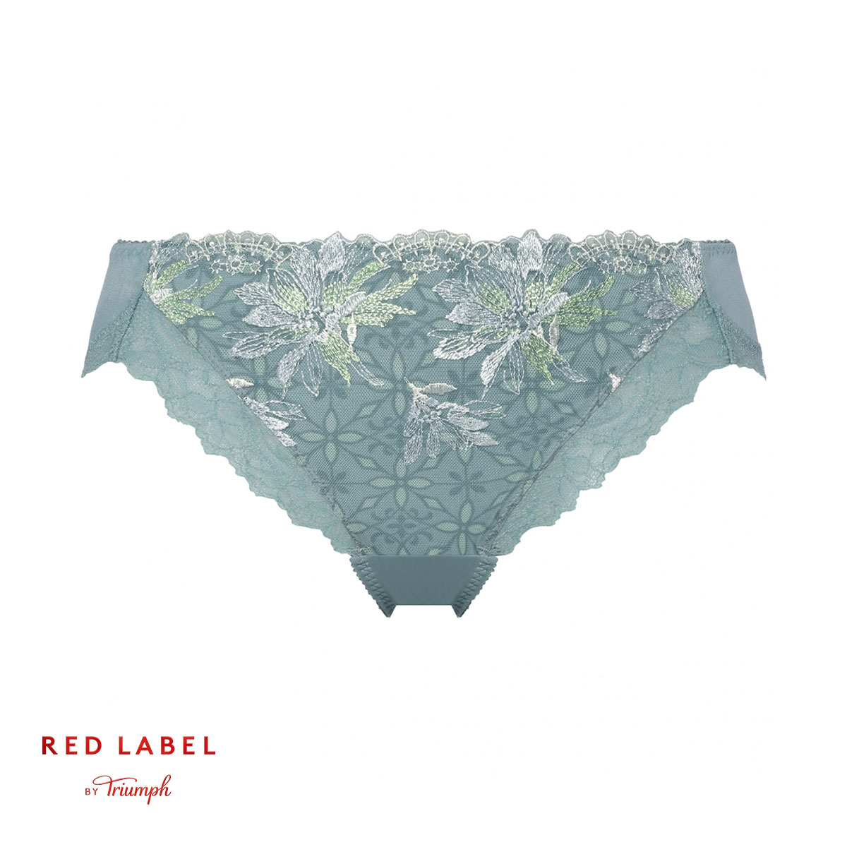 トリンプ Triumph TR0112 レッドレーベル バイ トリンプ 天使のブラ スリムライン ショーツ スタンダード レギュラーショーツ ML 単品(BG-ブルーグリーン-M)